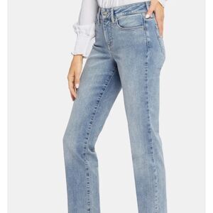 NYDJ Light Blue Straight Leg Jeans size 8